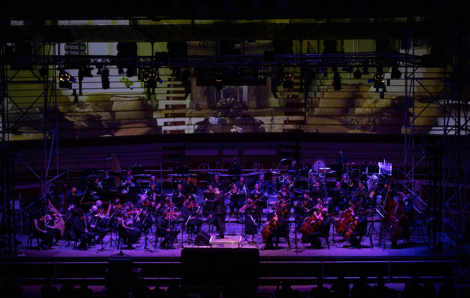 Concierto Sonafilm 2021, celebrado en la plaza de toros de Ondara.