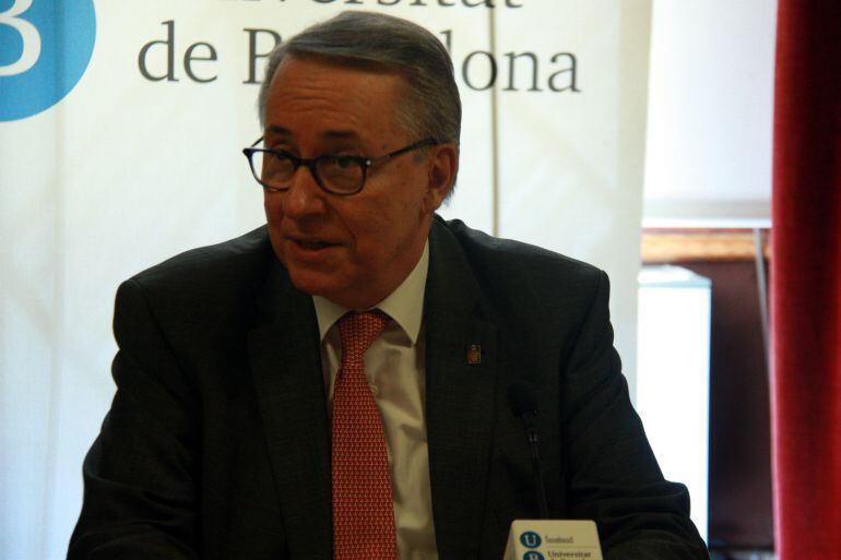 El rector de la Universitat de Barcelona, Dídac Ramírez.