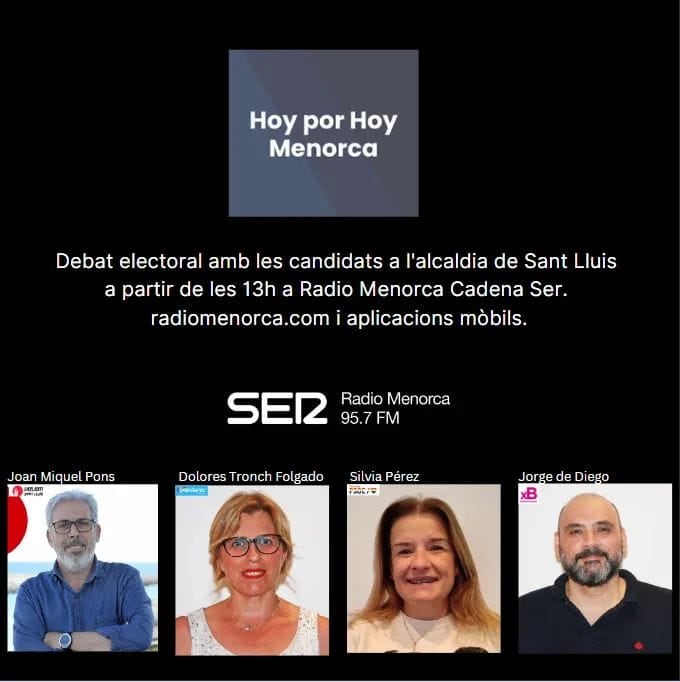 Candidatos de Sant Lluís 2023