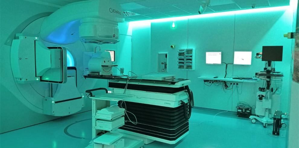 Acelerador instalado en el Hospital Miguel Servet.