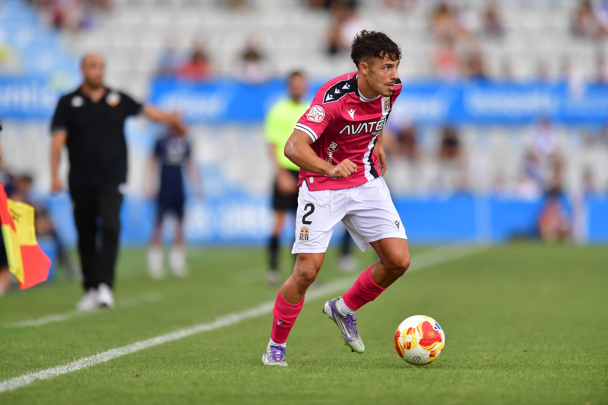 Marc Jurado durante el partido en Sabadell