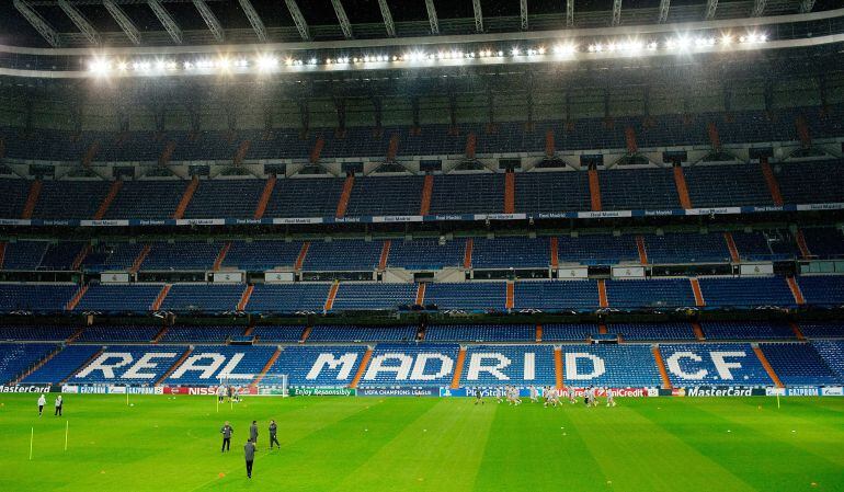 El estadio Santiago Bernabéu