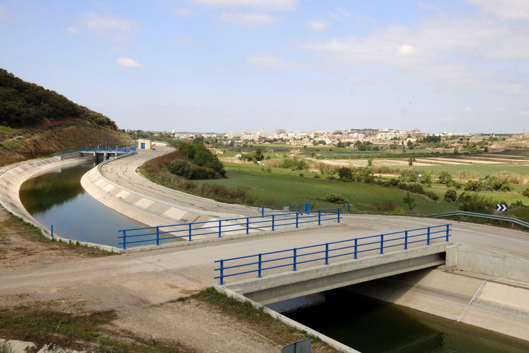 El canal Segarra-Garrigues a l&#039;alçada del Talladell