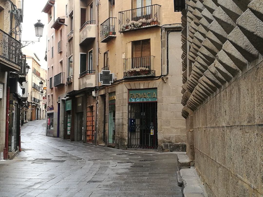 Calle Real vacía