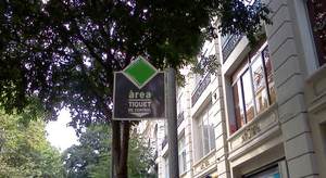 Zona blava al centre de Barcelona