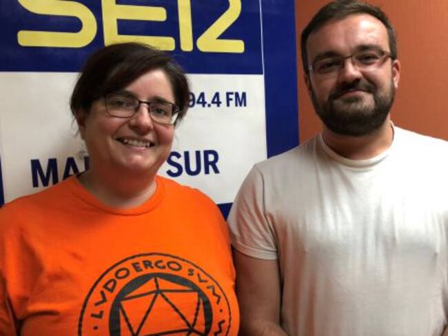 Laura Rodríguez, presidenta, y Juan Carlos Navarro, vicepresidente, de la organización 'Ludo ergo sum'