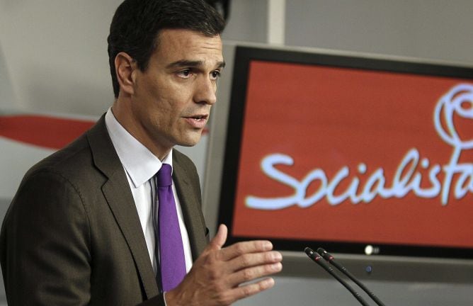 El secretario general del PSOE, Pedro Sánchez.