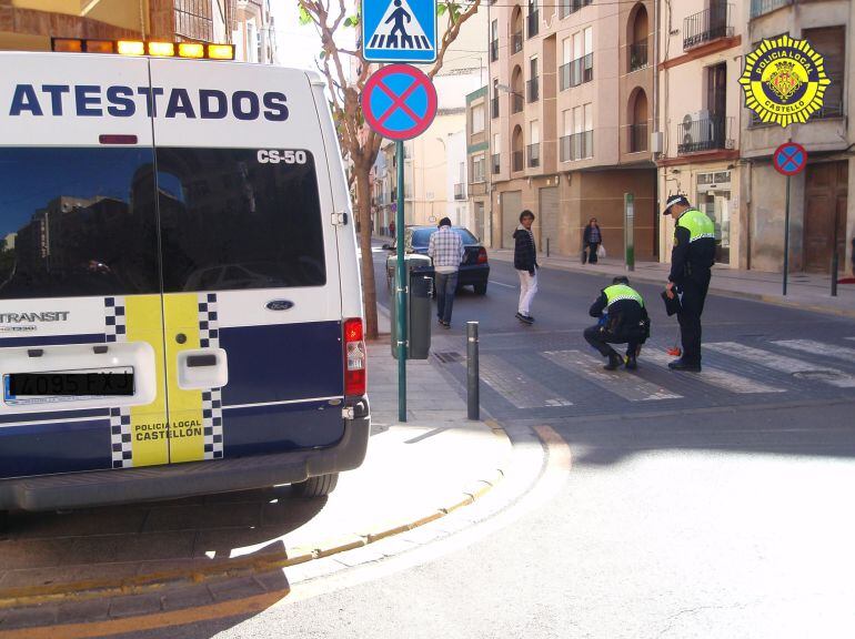 Atropello en calle Sanahuja de Castellón - Imagen de archivo