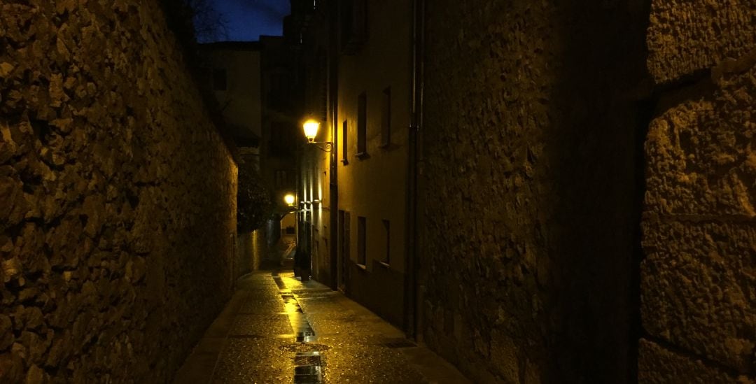 Ronda de Julián Romero en el casco antiguo de Cuenca.