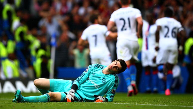 El guardameta belga del Chelsea Thibaut Courtois.