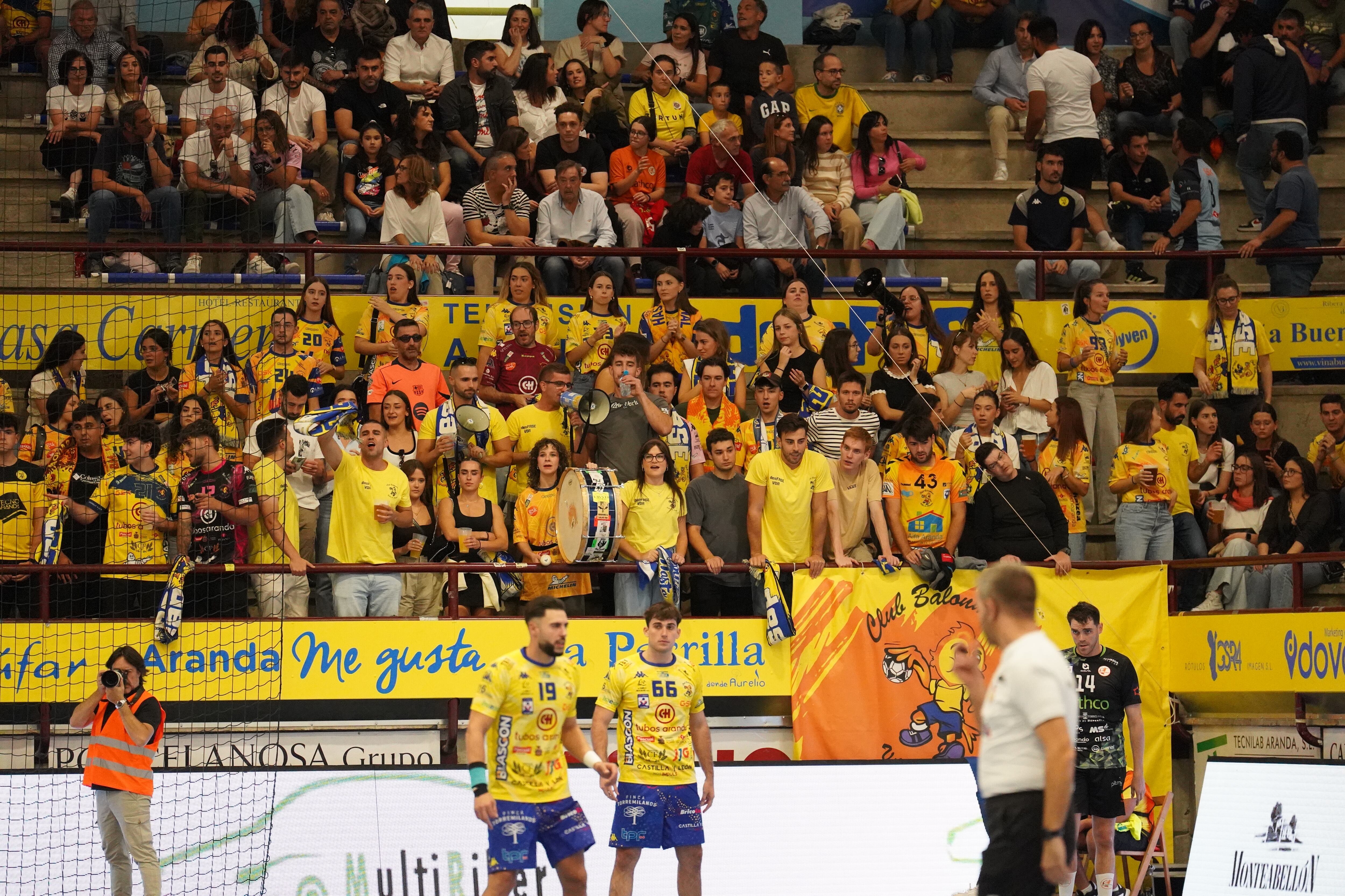 La afición arandina, el pasado fin de semana ante Torrelavega