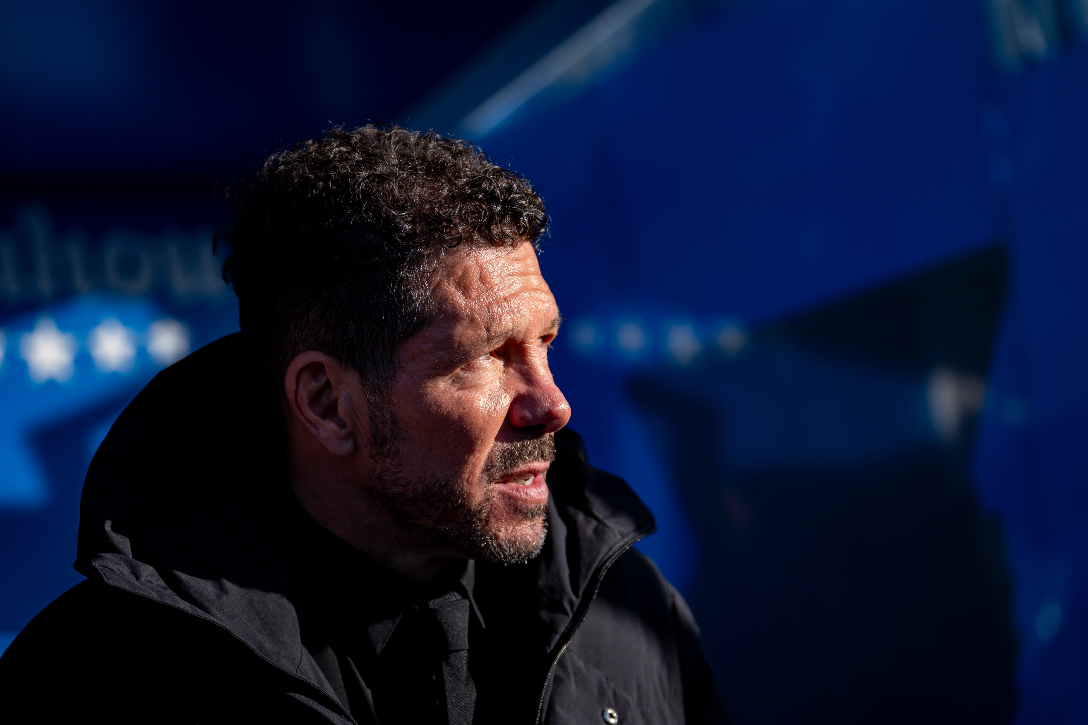 Diego Pablo Simeone, durante el partido de Liga entre CD Leganés y Atlético de Madrid