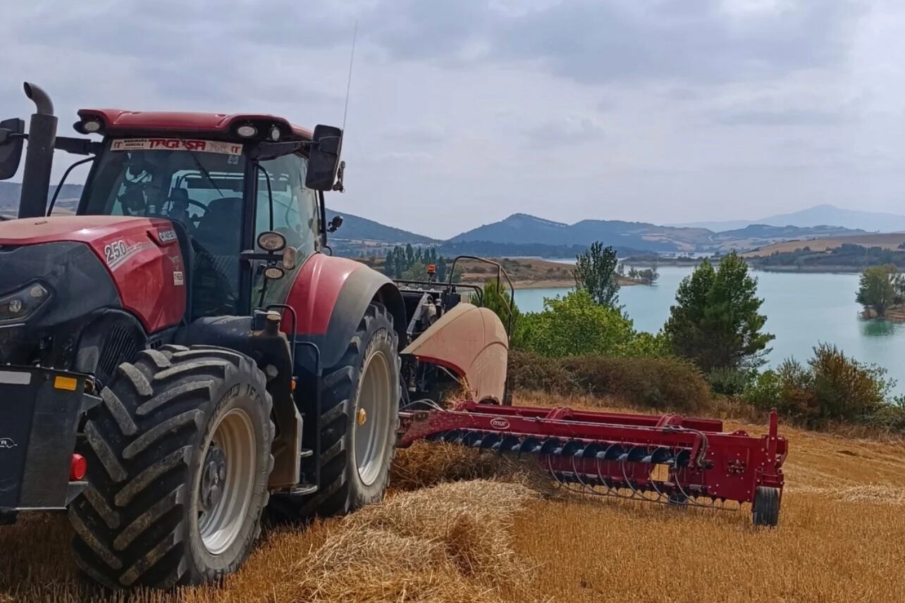 Foto de Gaizka Lorente, tractorista