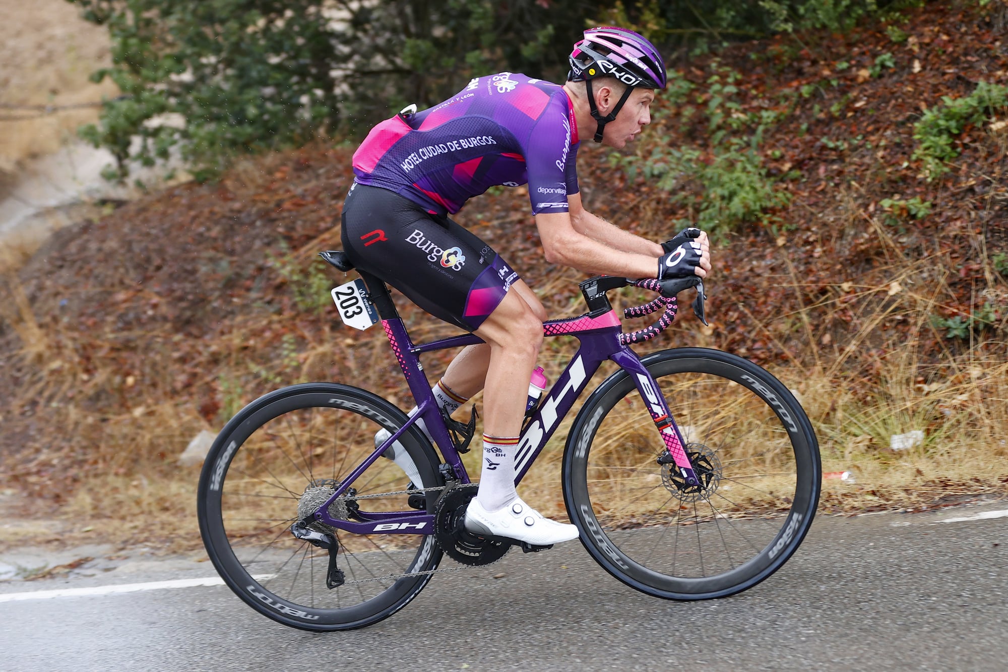 Vuelta Espana 2023 - 78th Edition - 2nd stage - Mataro - Barcelona 181,8 km - 27/08/2023 - Jetse Bol (NED - Burgos - BH) - photo Luis Angel Gomez/SprintCyclingAgency©2023