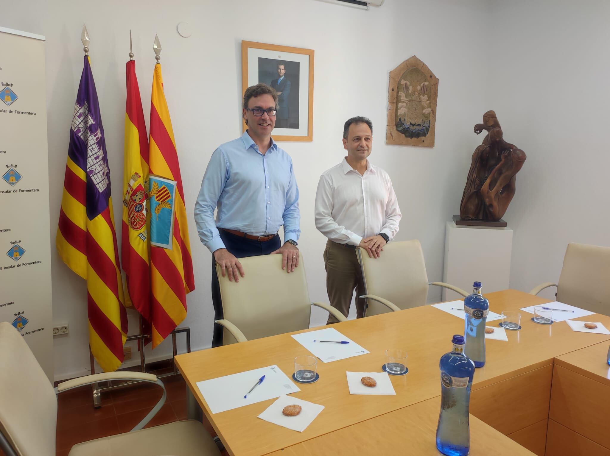 El vicepresidente del Govern junto al presidente de Formentera (CAIB)