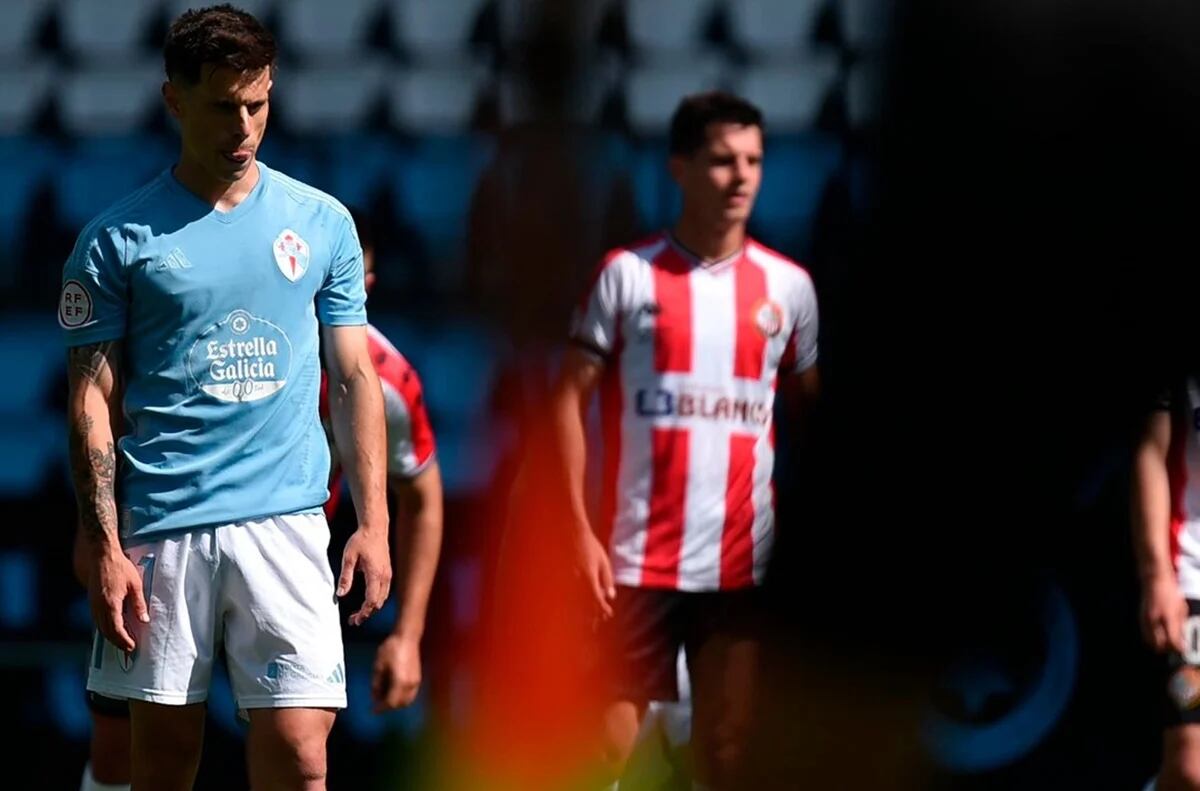 Alfon González, en los instantes previos a su gol de penalti / RC Celta