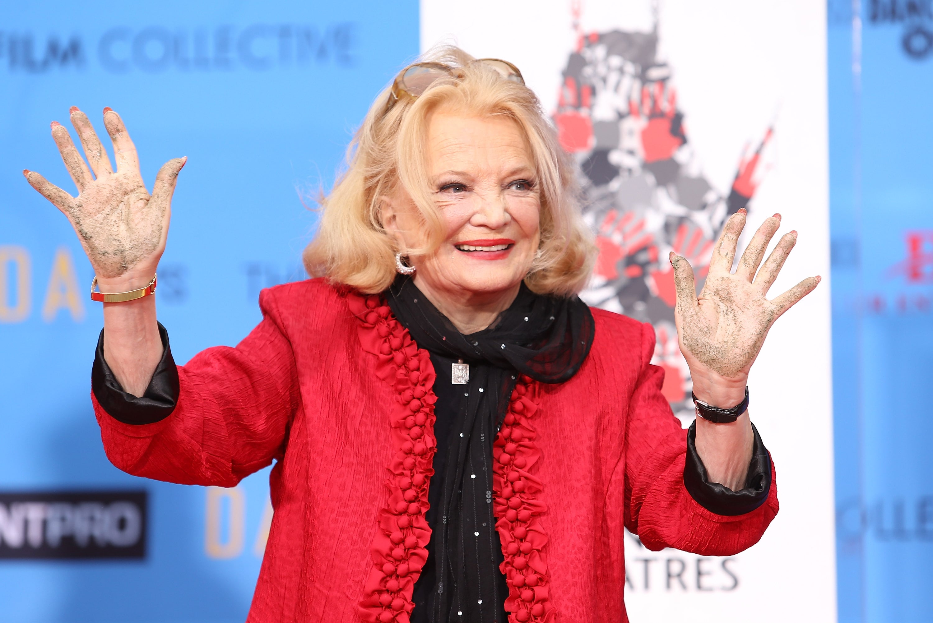 La actriz Gena Rowlands en un acto en Hollywood en 2014