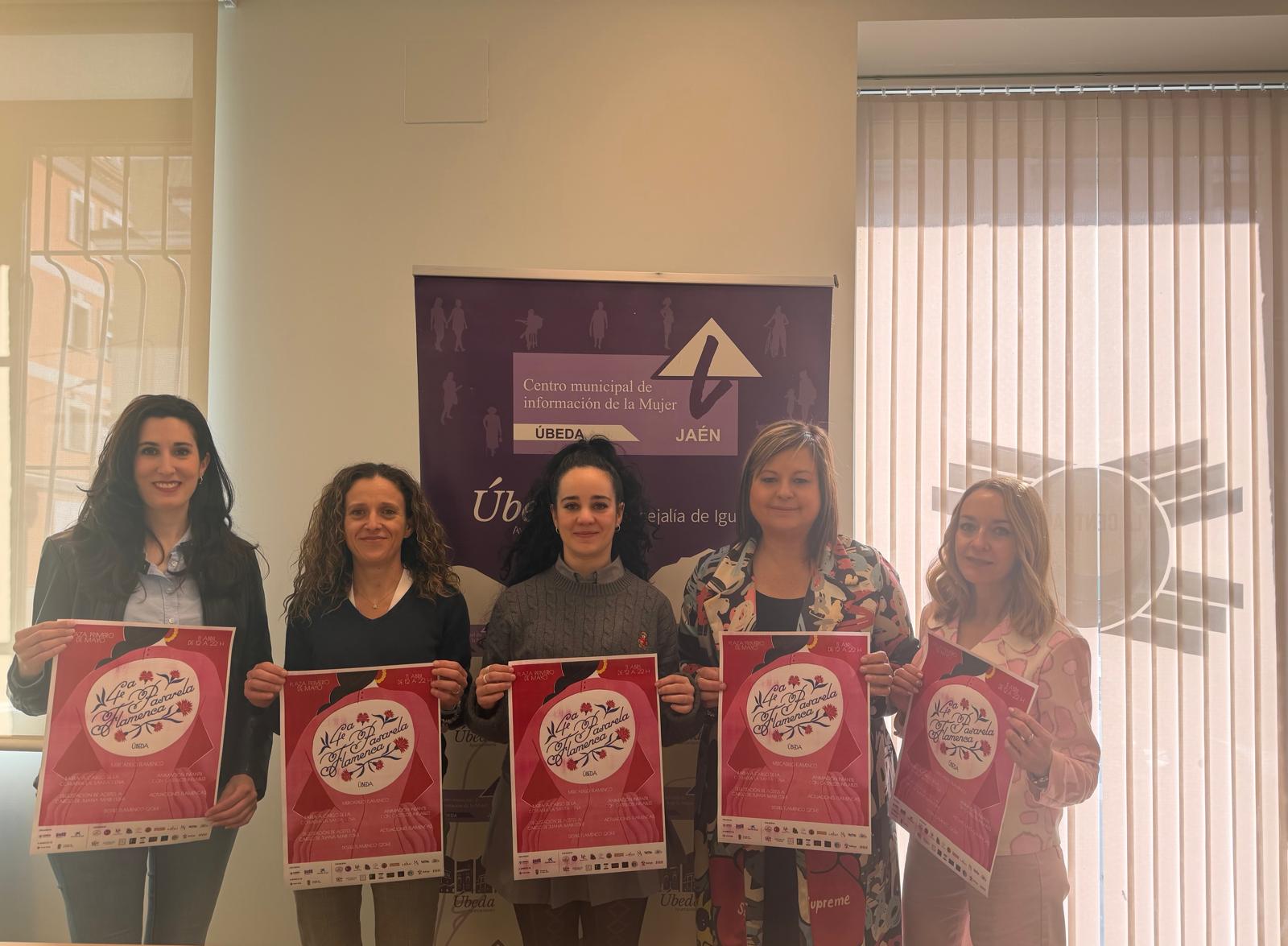 Presentación de la Pasarela de Moda Flamenca que organiza Lidera Úbeda