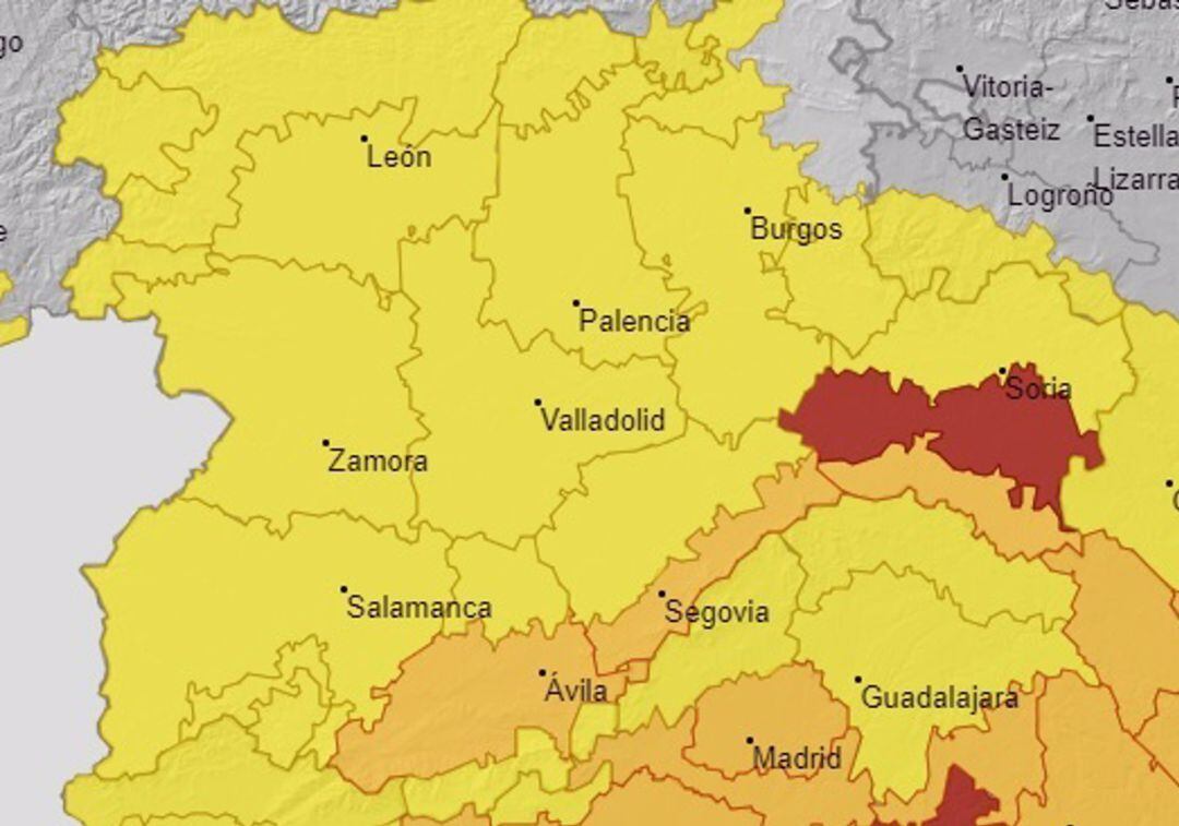 Previsión Aemet para Castilla y León