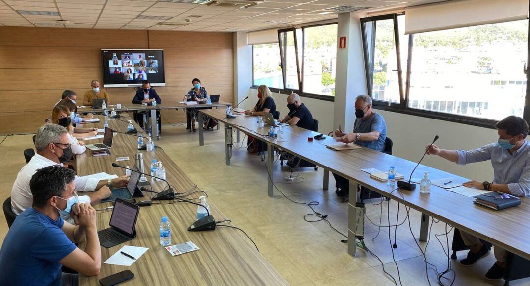 Imagen del pleno del Ayuntamiento de Ibiza