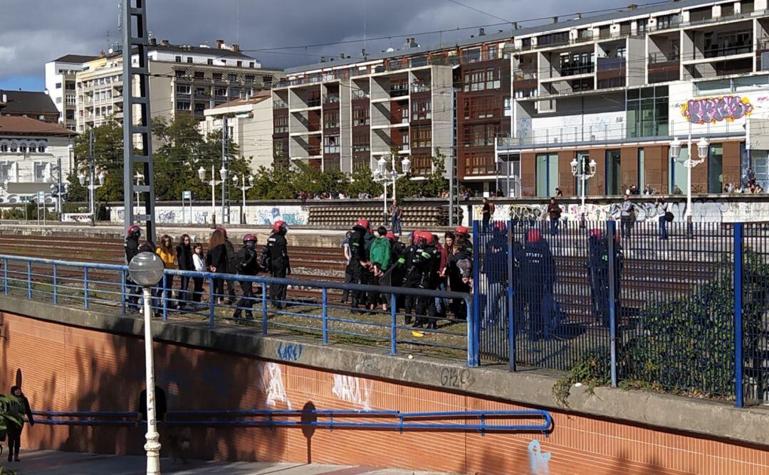 Detenciones en la estación de Vitoria