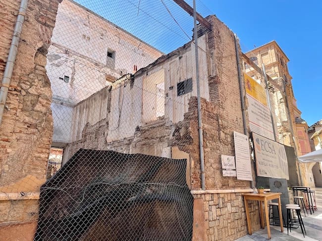 Fachada de San Agustín desde la calle Pedro de Toledo
