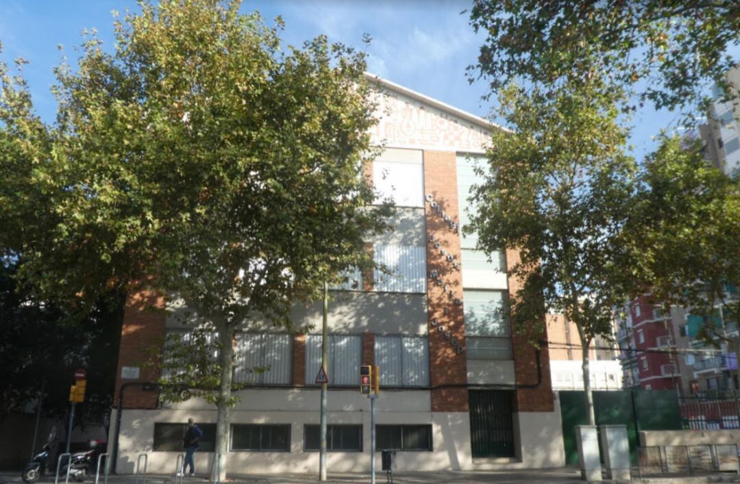 Fachada del colegio Jesús, Maria i Josep, conocido como Pare Manyanet de Sant Andreu