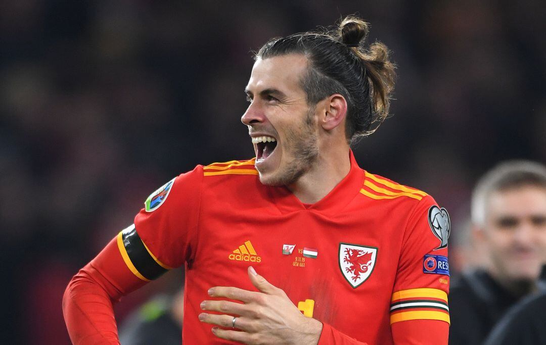 Bale, tras clasificarse para la Euro2020. 