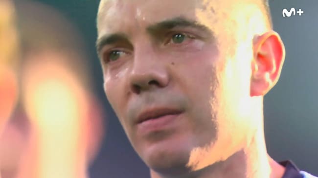 Iago Aspas agradece el apoyo de la afición en Balaídos