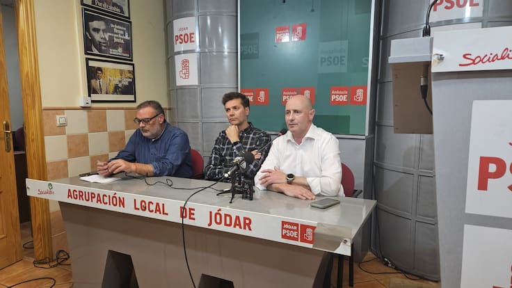 Ayudas excepcionales para agricultores en una situación excepcional por el 'Tren de Borrascas', en un acto organizado por el PSOE de Jódar, sin que el ayuntamiento haya hecho lo propio