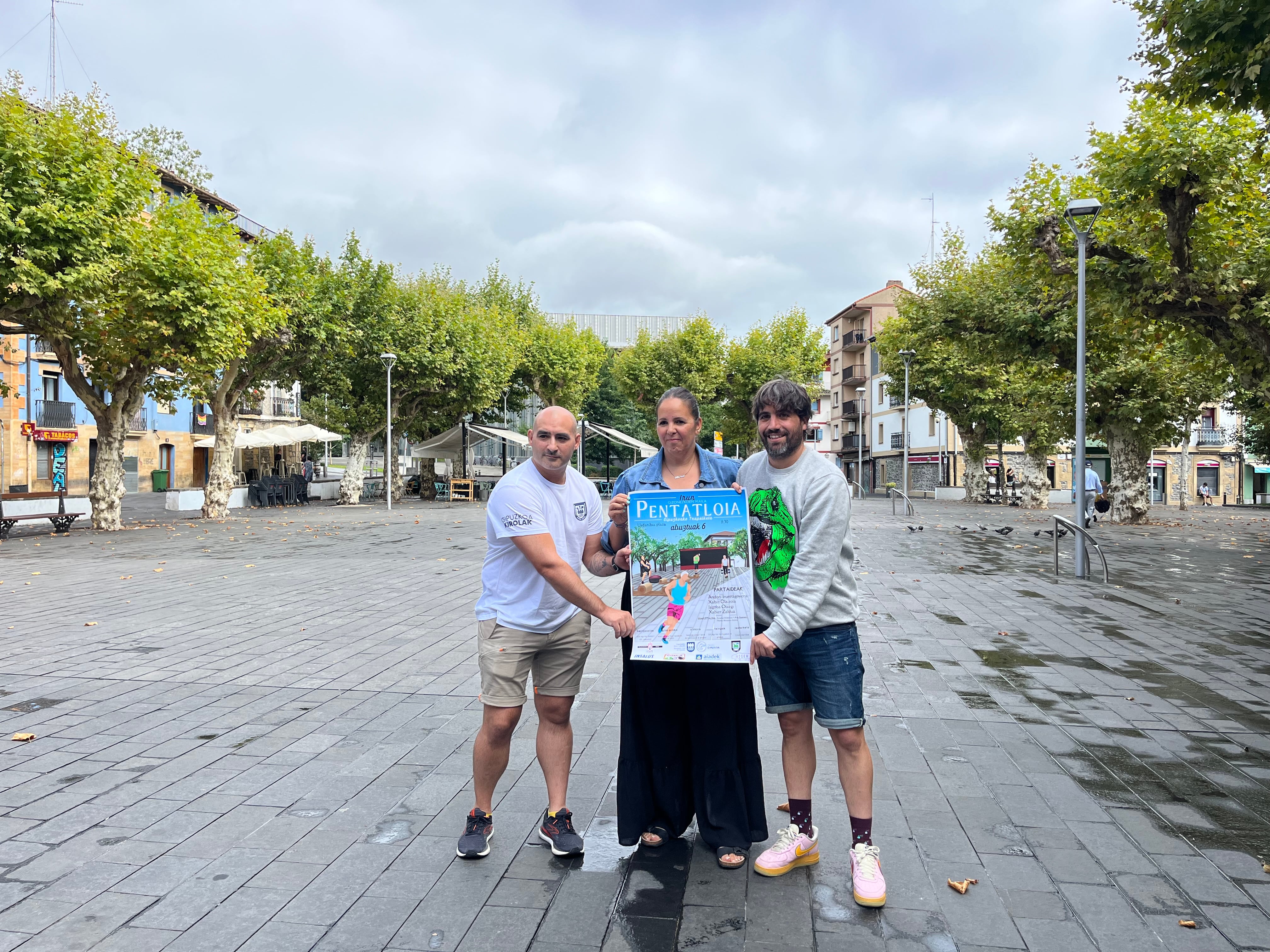 Presentación del Pentatlón masculino de Herri Kirolak en Irun