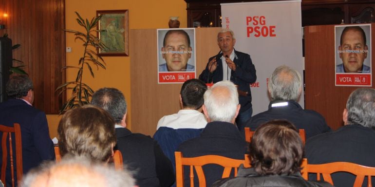 Luís Álvarez en un acto en Castro el pasado miércoles