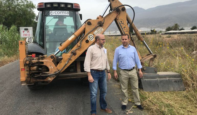 Trabajos de desbroce en El Ejido.