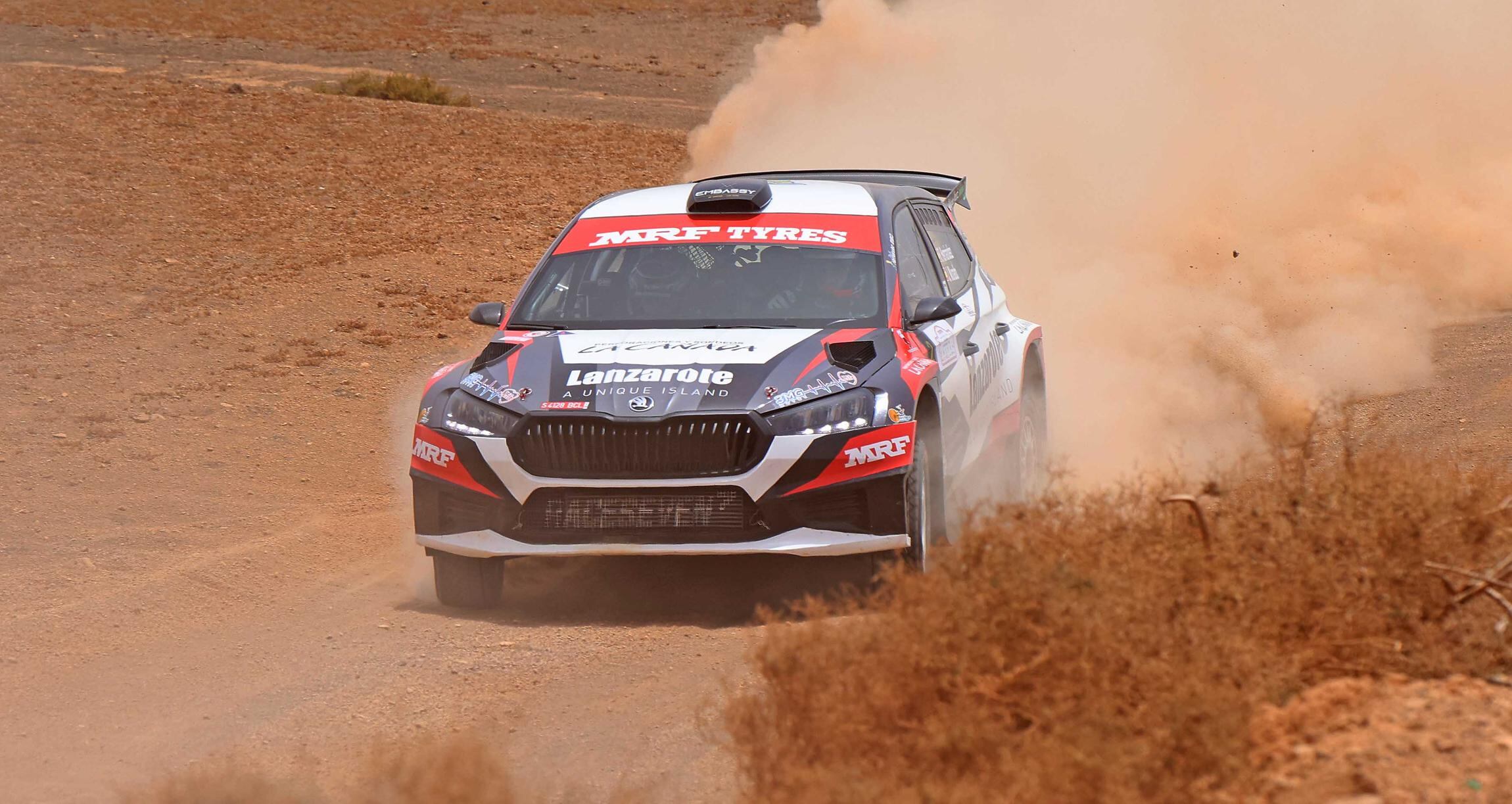 Raúl Hernández durante el IV Slalom San Antonio-Tías.