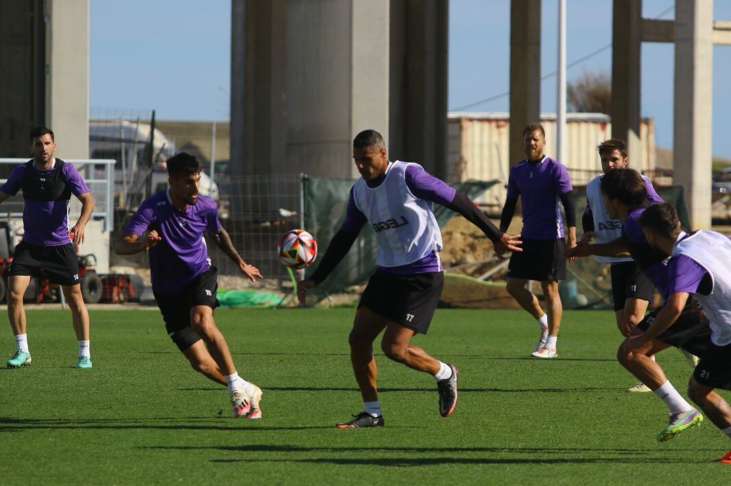Un entreno de la Balona