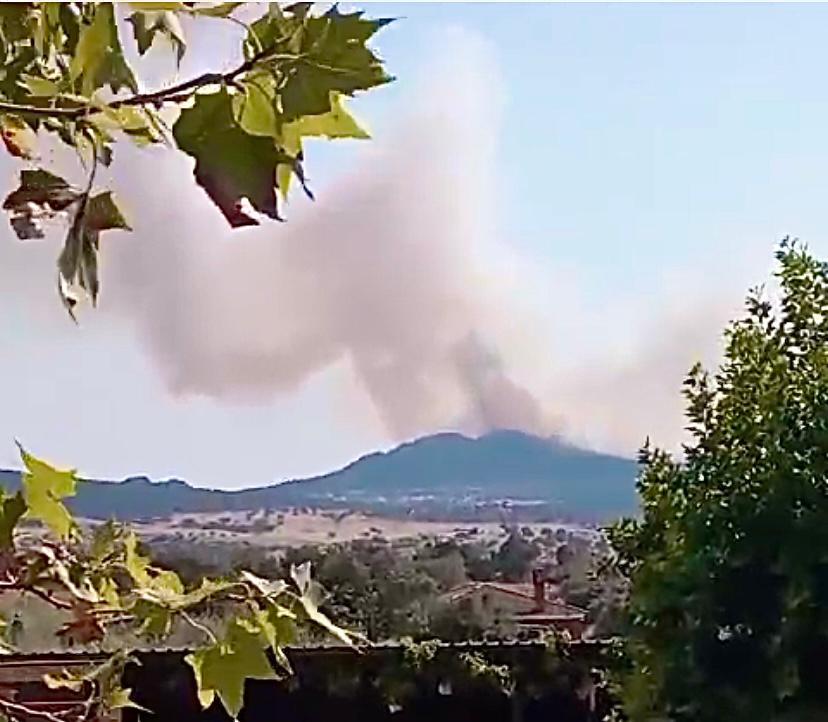 Incendio Forestal en el término municipal de Mérida