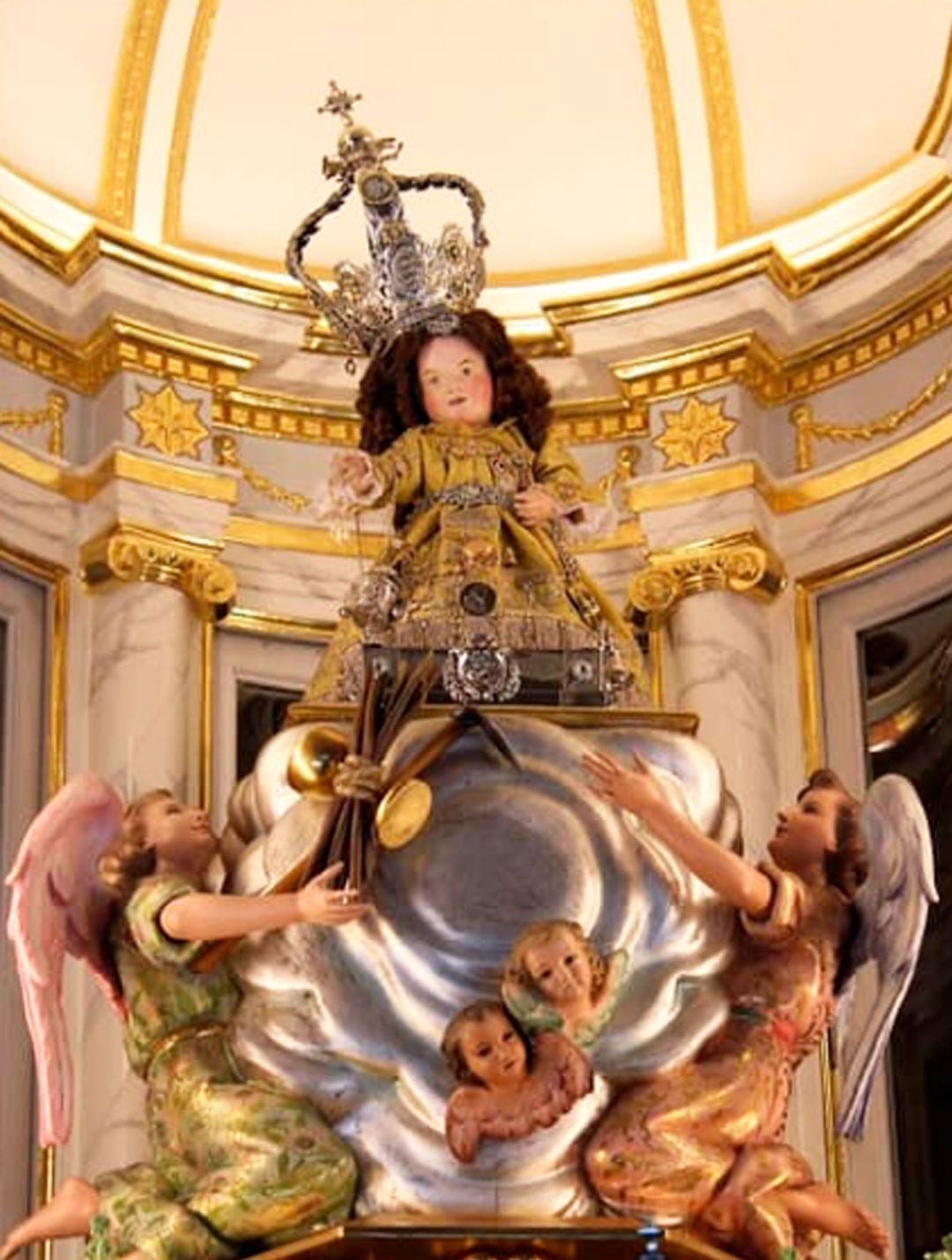 Imagen del Jesuset en la Capilla del Santo Sepulcro