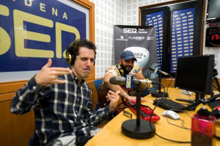 Scott McClain y Nacho &quot;Papote&quot; Pérez en Radio Córdoba