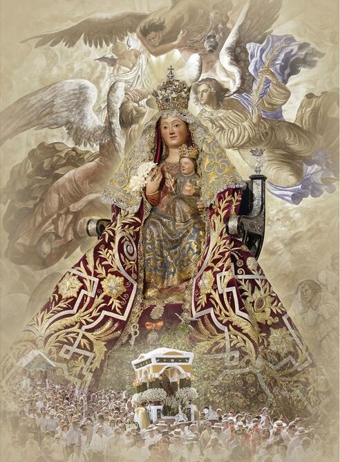 Detalle del cartel de la Romería de Valme, que se celebrará el próximo 19 de octubre.