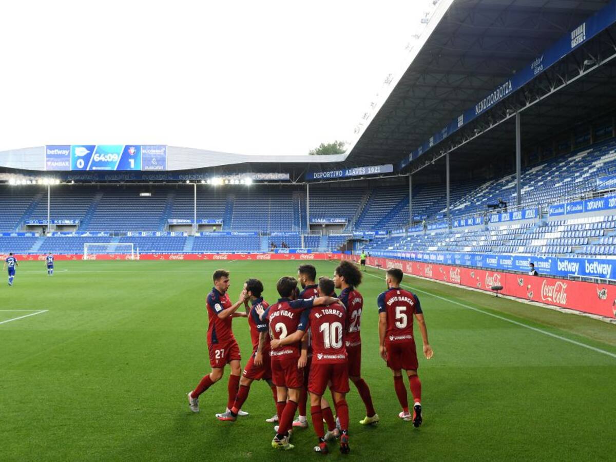 Osasuna roza la permanencia gracias a un gol de Toni Lato