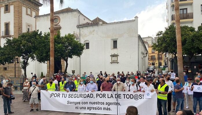 Una concentración de la plataforma