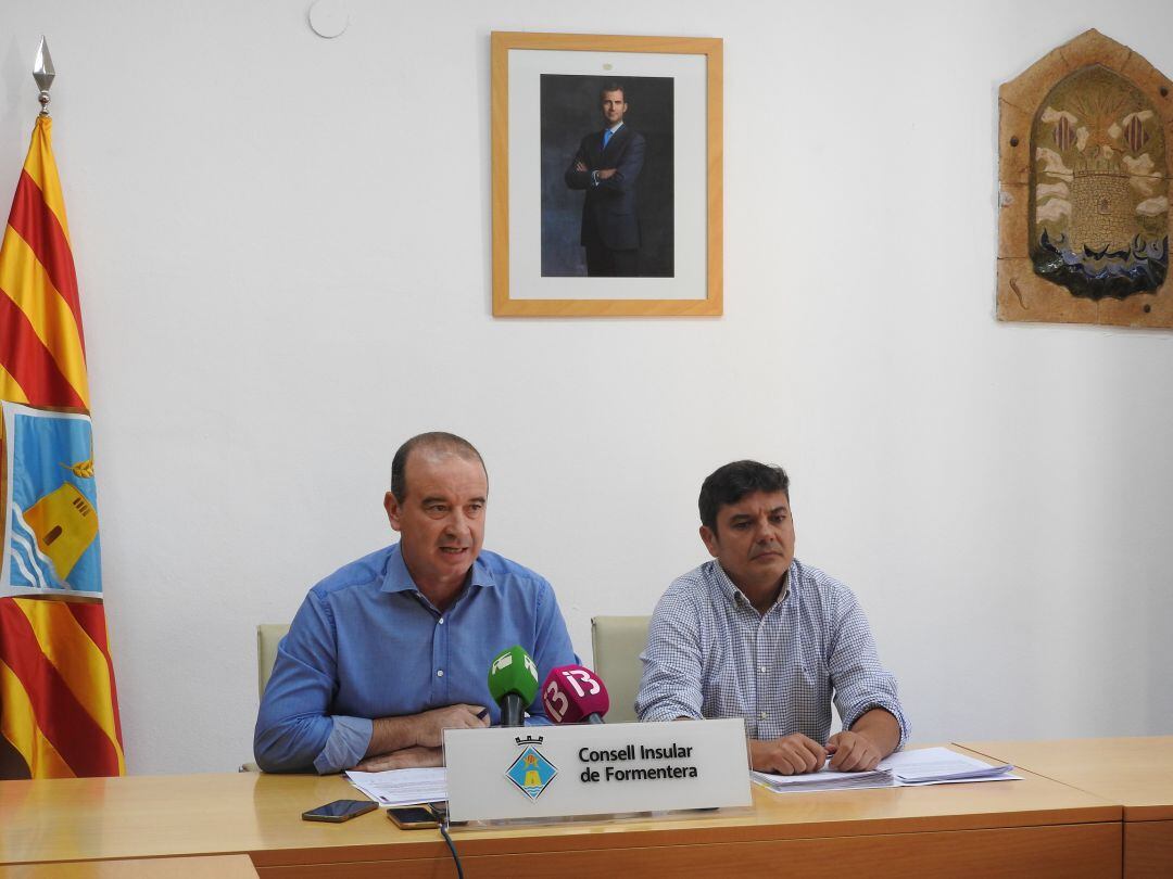 Jaume Ferrer y Bartomeu Escandell en una foto de archivo