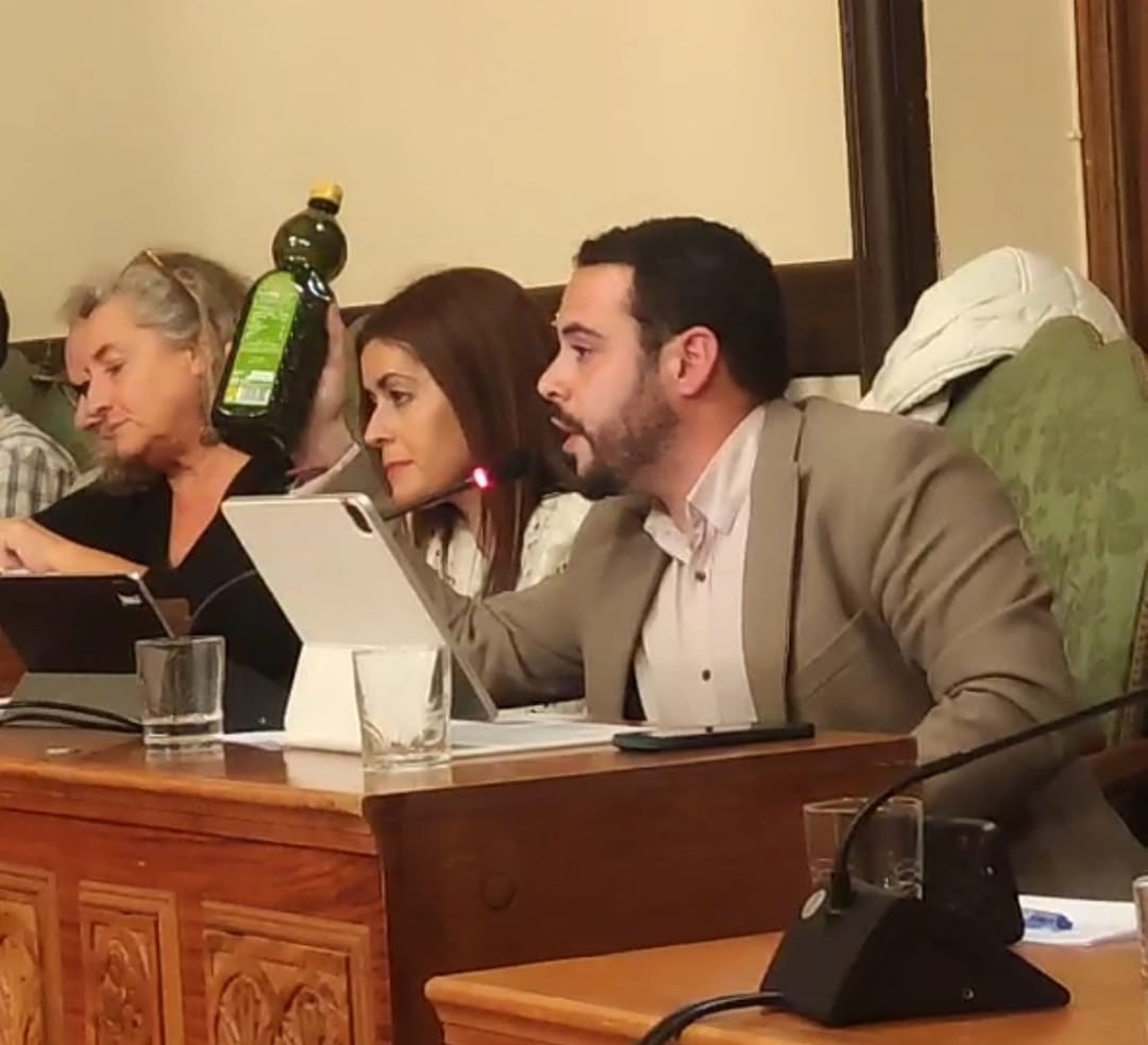 El portavoz de &quot;Zamora sí&quot;, Eloy Tomé, en el pleno de este jueves