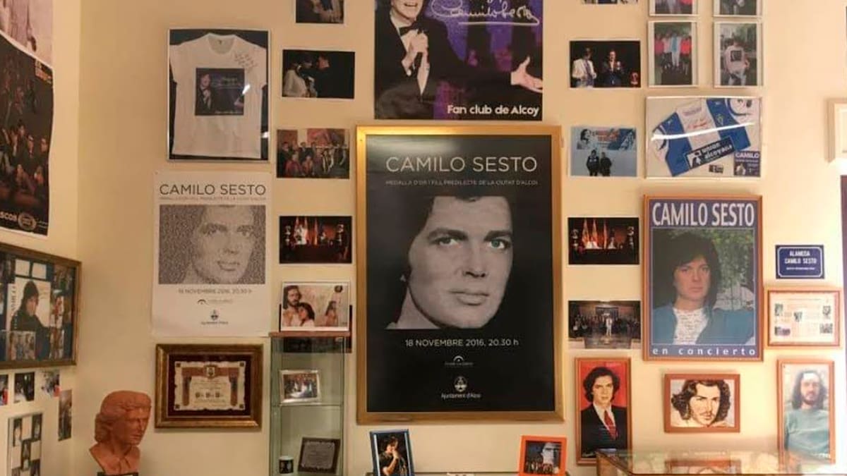 La sede-museo del Club de Fans de Camilo Sesto en Alcoy se cerrará a final de este año