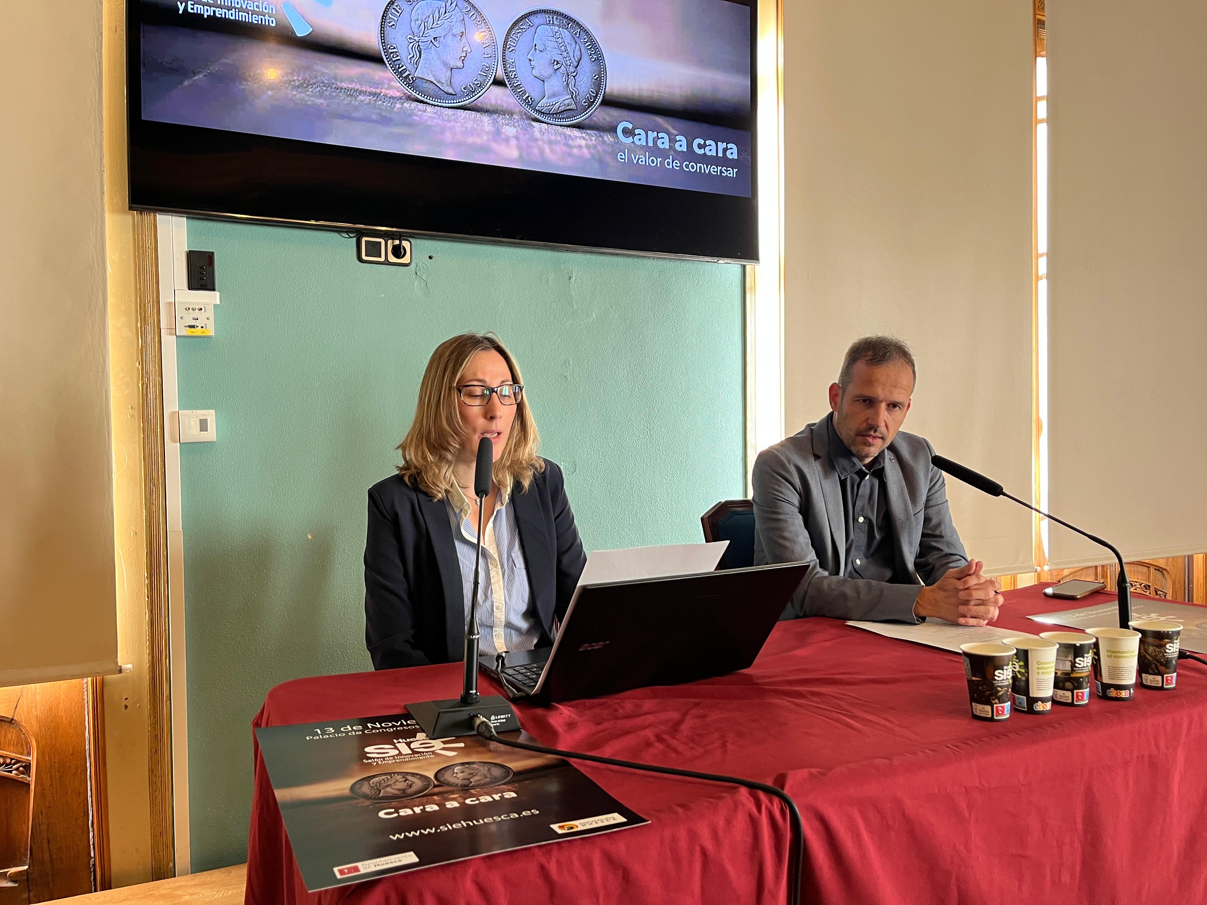 María José Cuello en la presentación del SIE