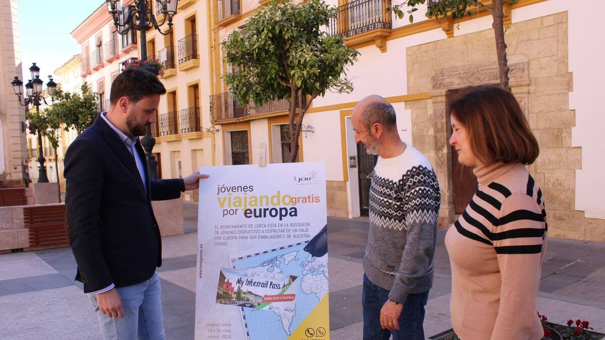 10 jóvenes lorquinos viajarán gratis este verano por Europa