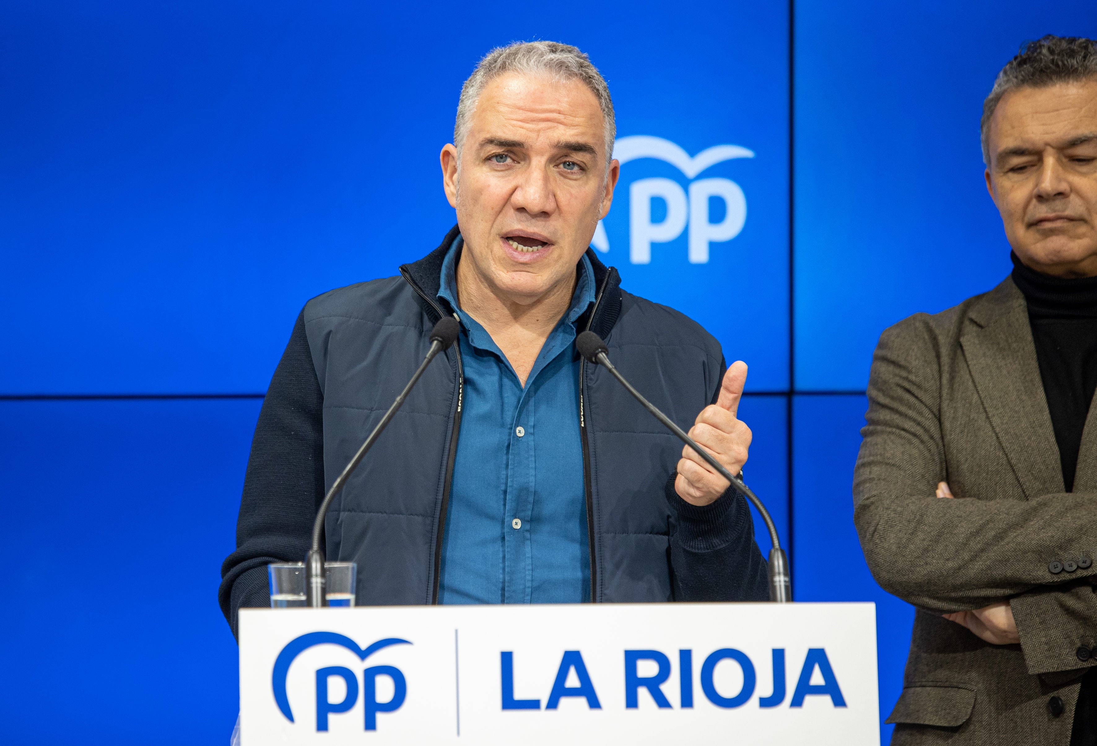 El vicesecretario de Coordinación Autonómica y Local y Análisis Electoral del Partido Popular, Elías Bendodo.