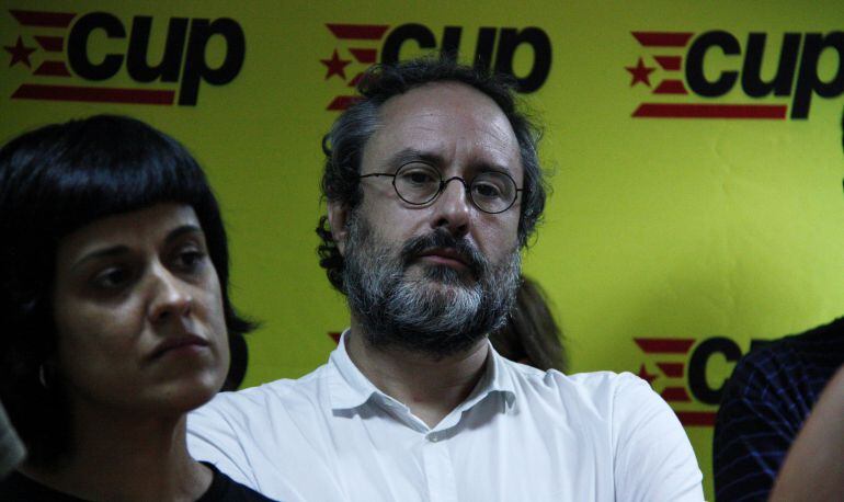 Anna Gabriel y Antonio Baños, dos de los diputados más conocidos de la CUP 