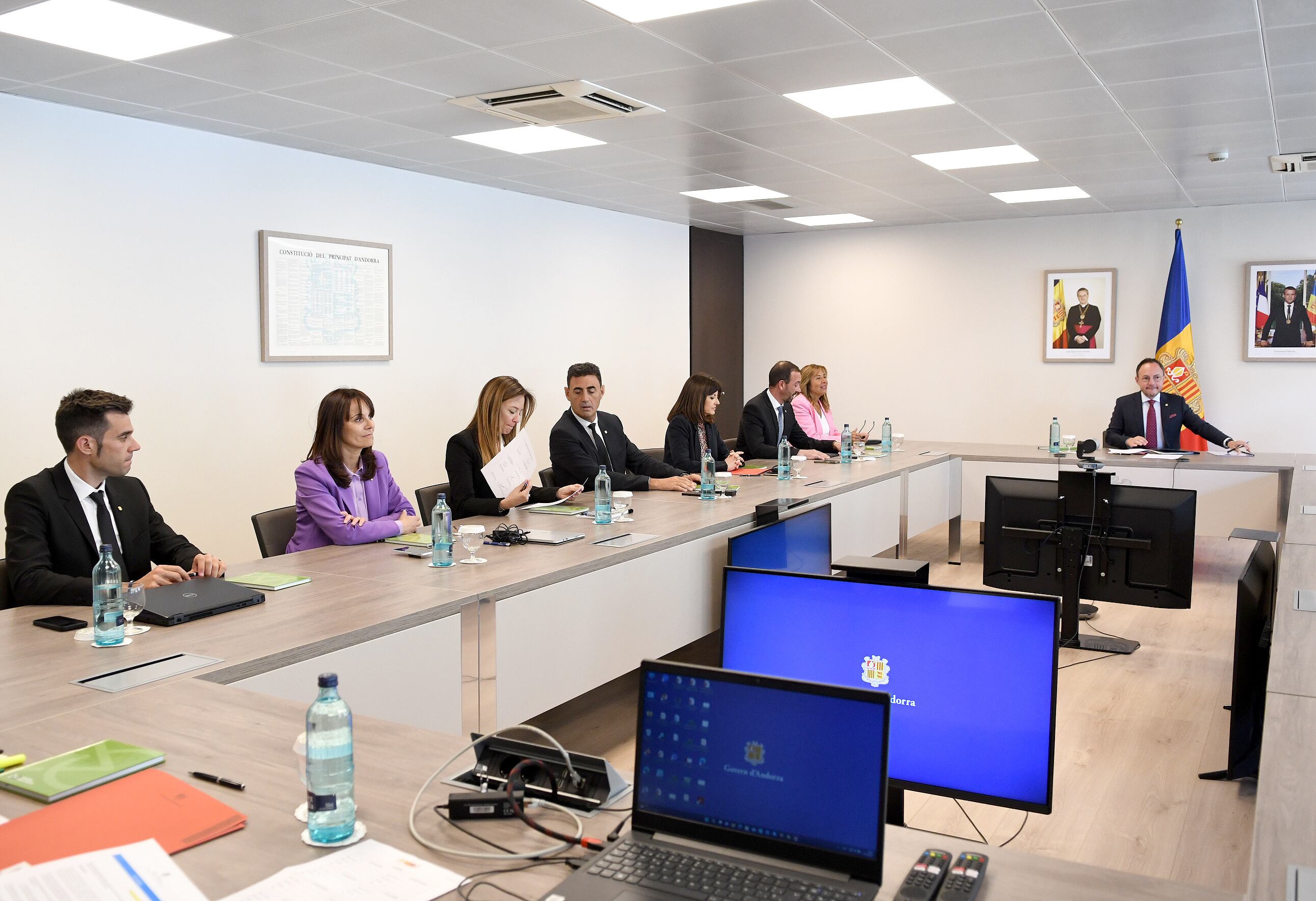 Jordi Torres, ministre de Turisme i Comerç, en el primer consell de ministres