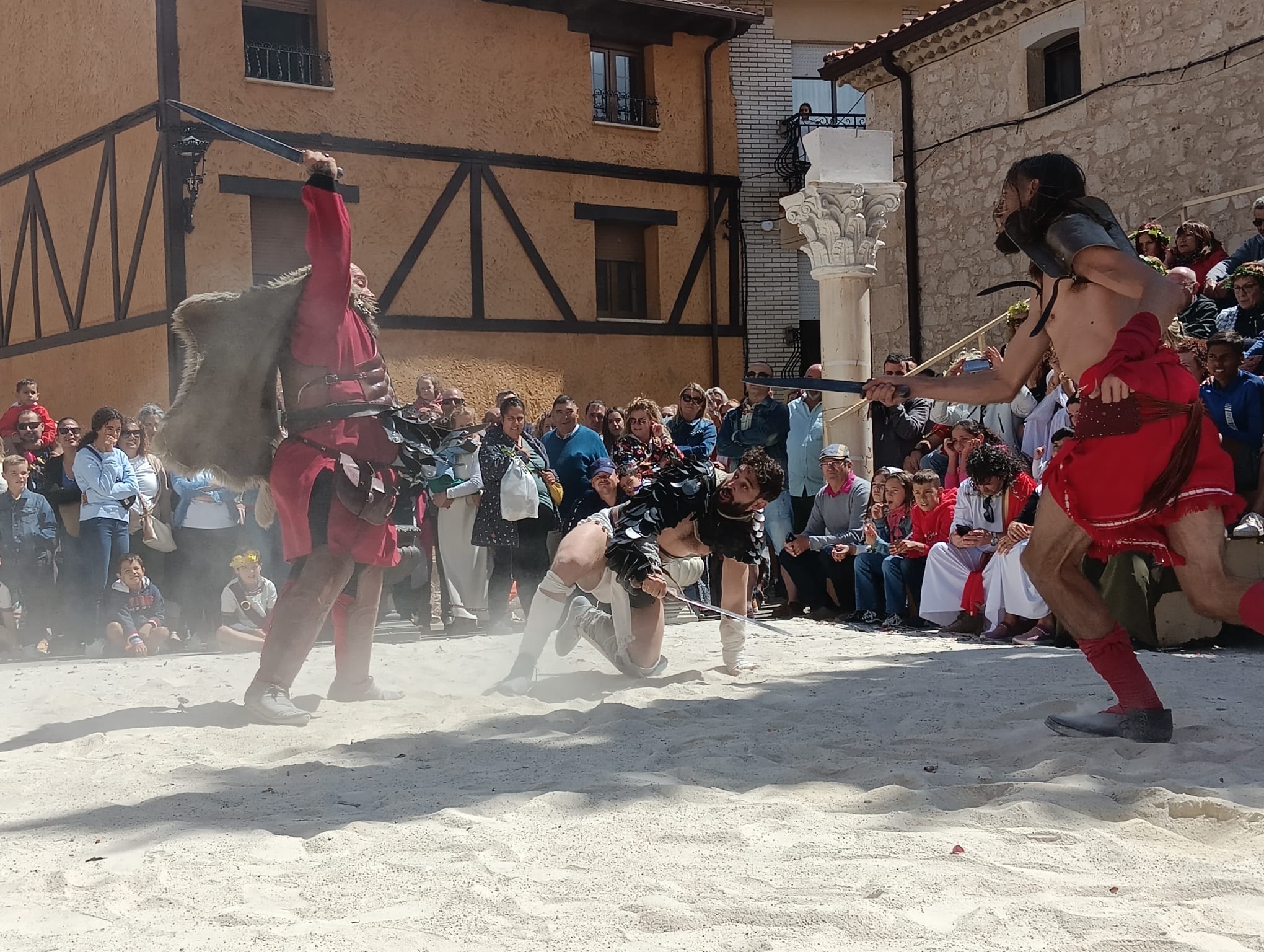 Gladiadores en Baños de Valdearados